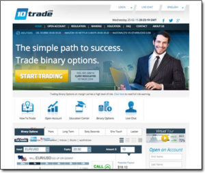 10Trade Website Screenshot