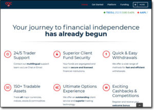 AG Capitals Broker Website Screenshot