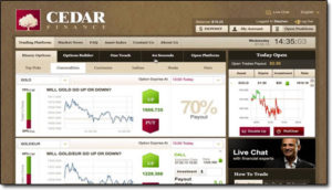 Cedar Finance Broker Website Screenshot