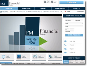FMTrader Website Screenshot