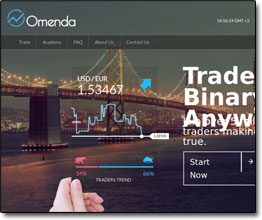Omenda Broker Website Screenshot