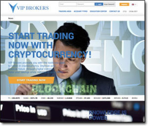 VIP Brokers Website Screenshot