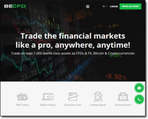 BECFD Broker Website Screenshot