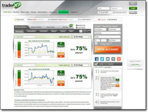 TraderXP Broker Website Screenshot